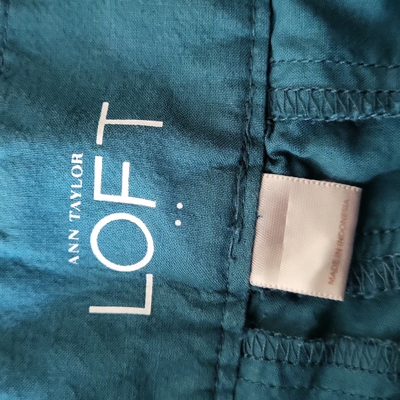 GUC LOFT women's 100% cotton lace deco shorts, 00, green - Picture 3 of 5